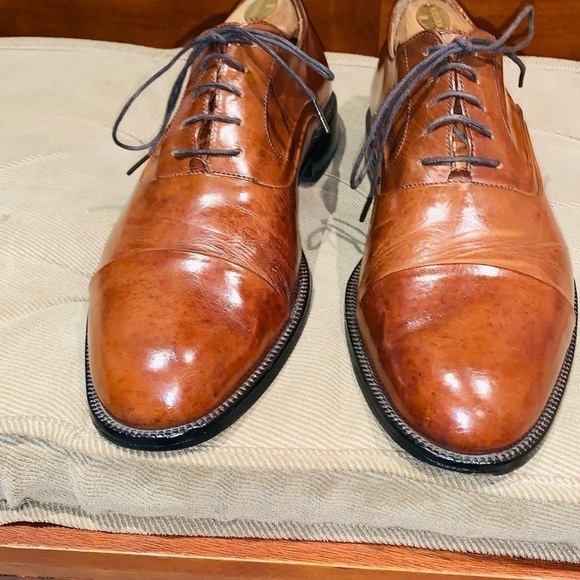 Johnston Murphy Cellini Cap Toe Oxford. - Picture 4 of 16